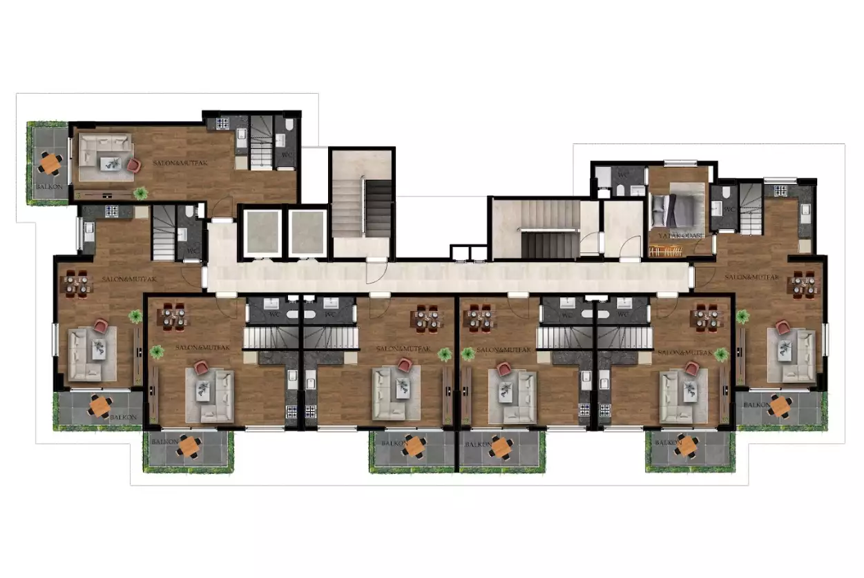 Penthouse 48m² in Turkey, Tosmur. Priced at 170000€ rent photo-28