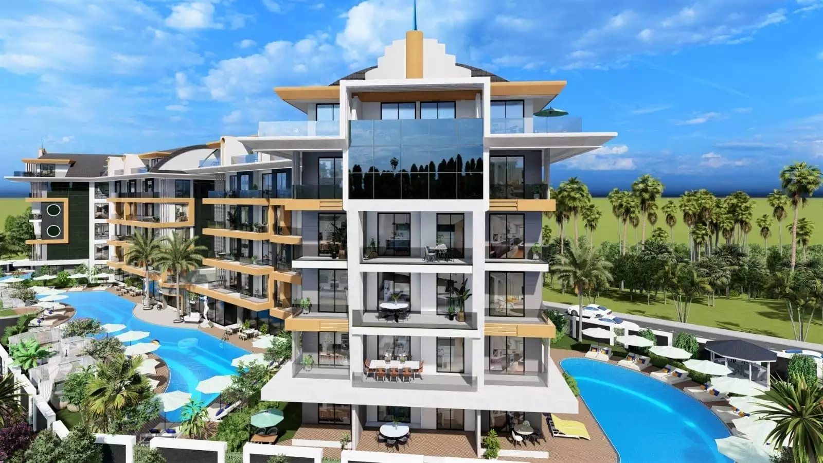 Flat 46m² in Turkey, Oba. Priced at 183000€ rent photo-9