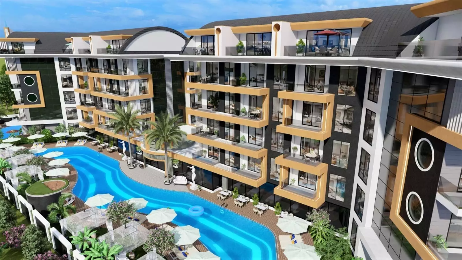 Flat 46m² in Turkey, Oba. Priced at 183000€ rent photo-10
