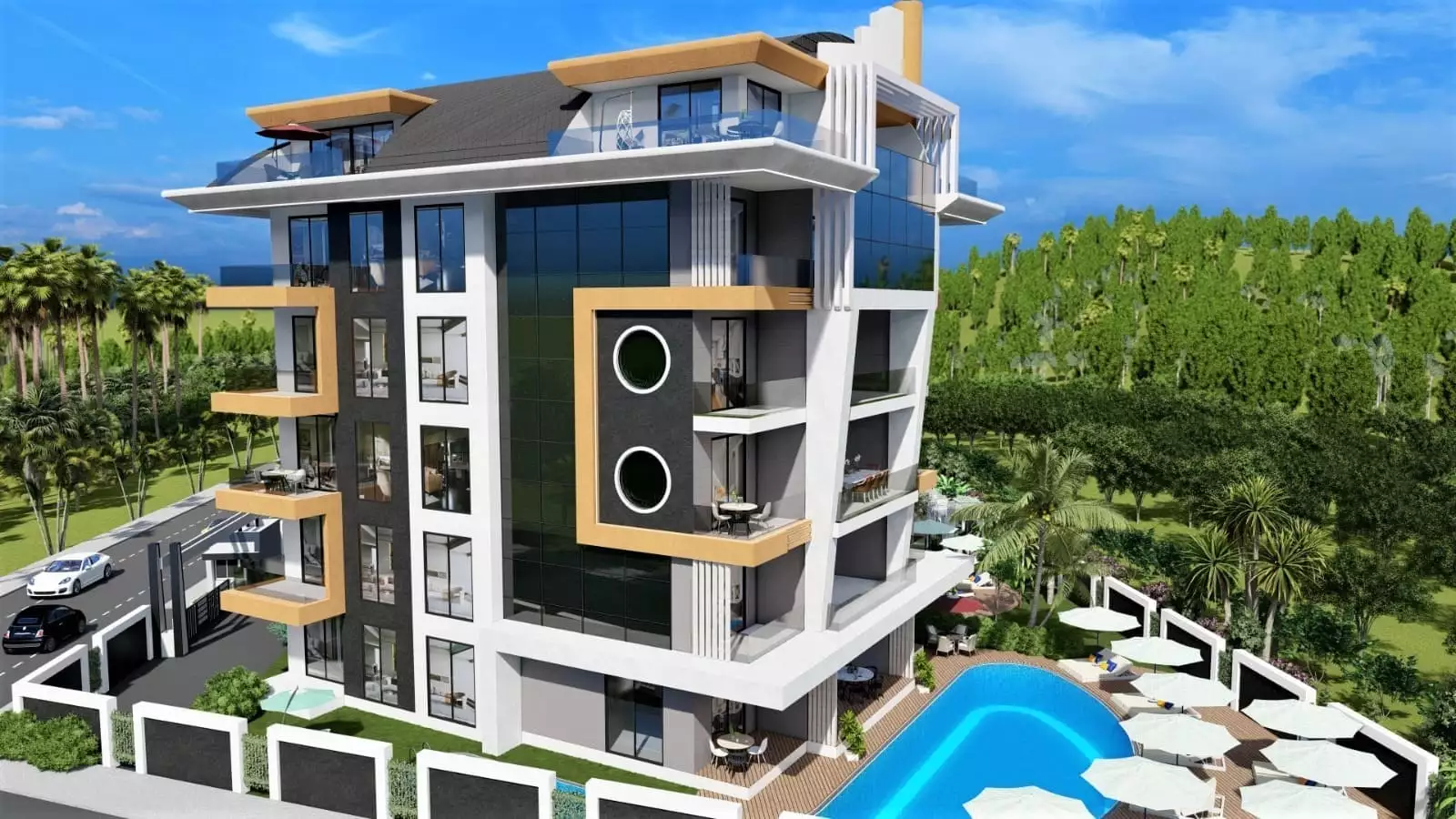 Flat 46m² in Turkey, Oba. Priced at 183000€ rent photo-11