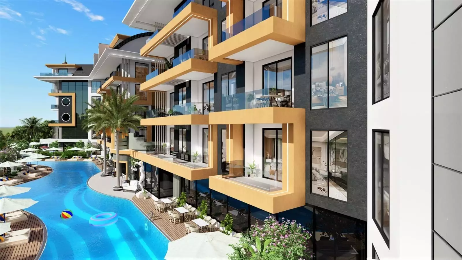 Flat 46m² in Turkey, Oba. Priced at 183000€ rent photo-12