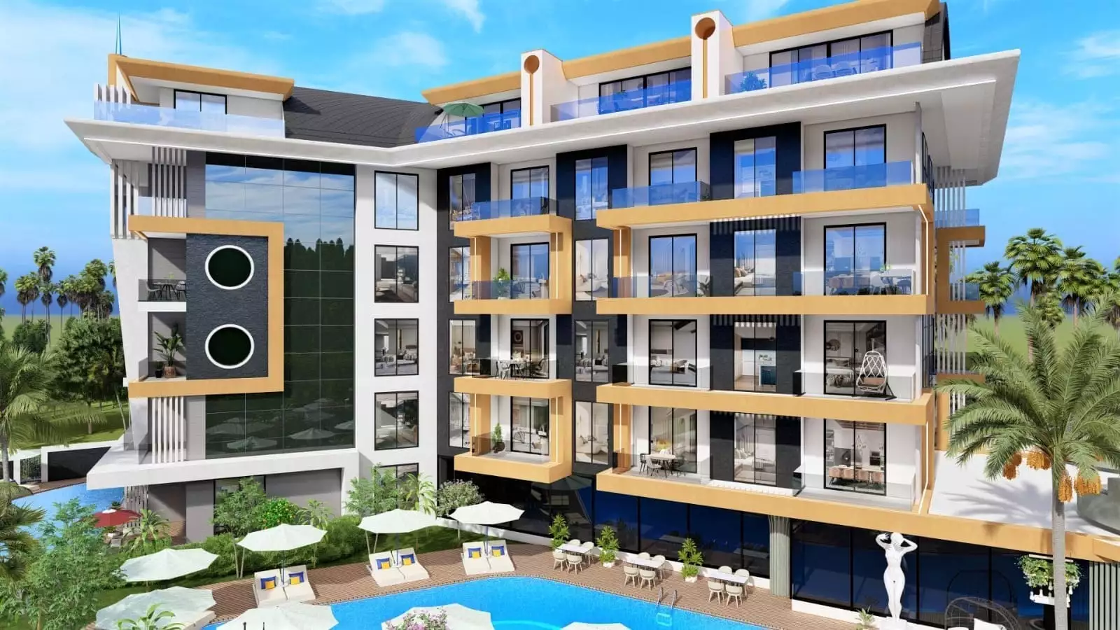 Flat 46m² in Turkey, Oba. Priced at 183000€ rent photo-13