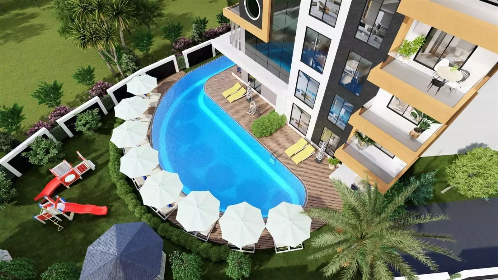 Flat 46m² in Turkey, Oba. Priced at 183000€ rent photo-14