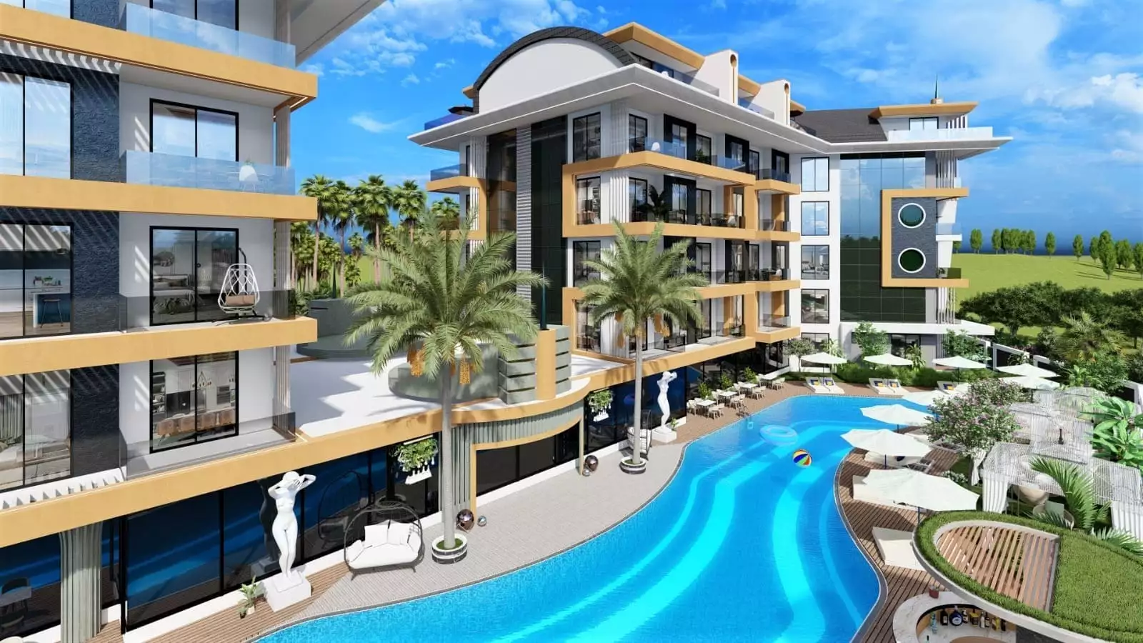 Flat 46m² in Turkey, Oba. Priced at 183000€ rent photo-15