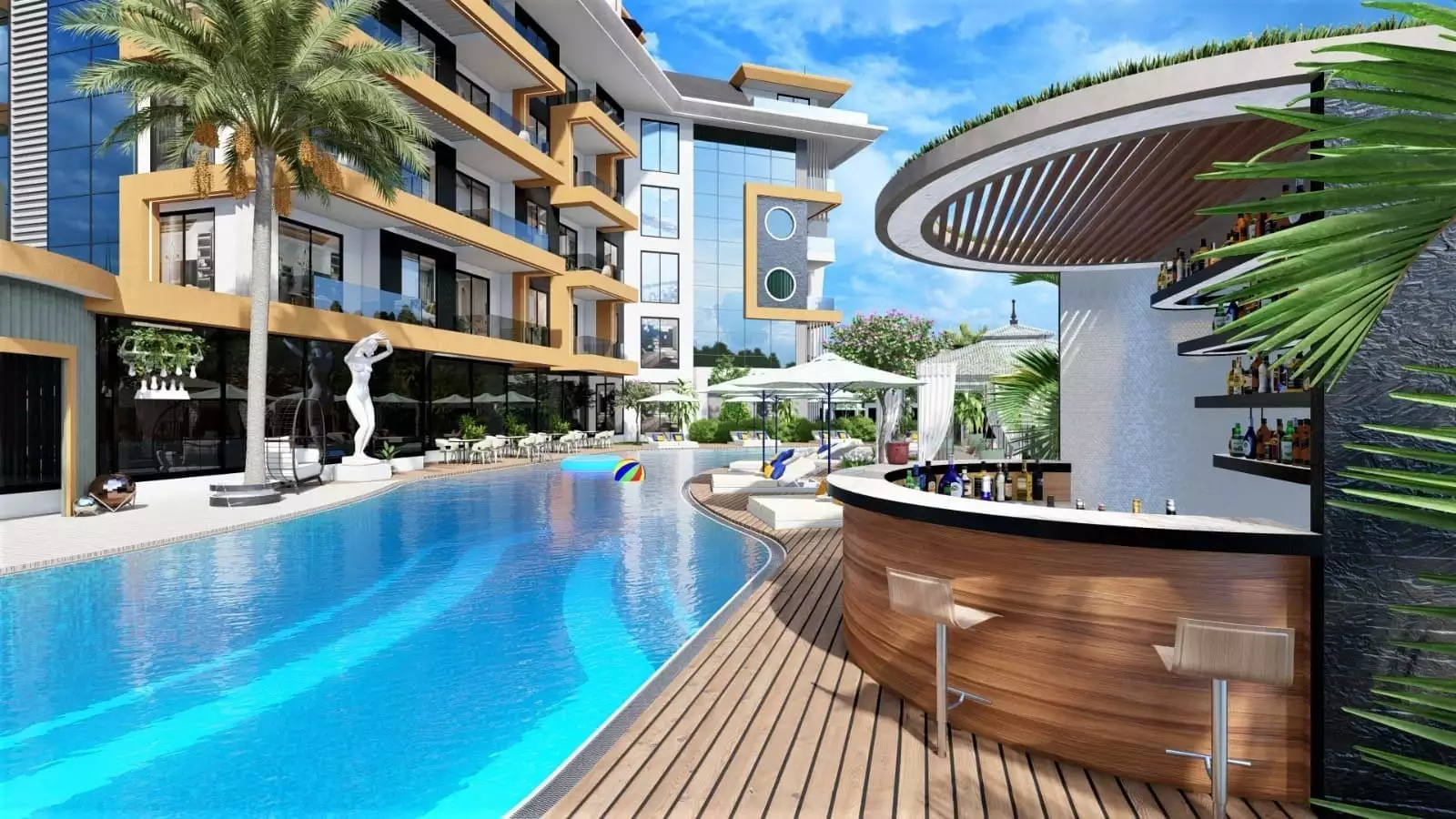 Flat 46m² in Turkey, Oba. Priced at 183000€ rent photo-17