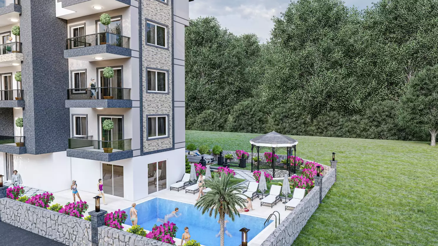 Flat 84m² in Turkey, Oba. Priced at 188000€ rent photo-6