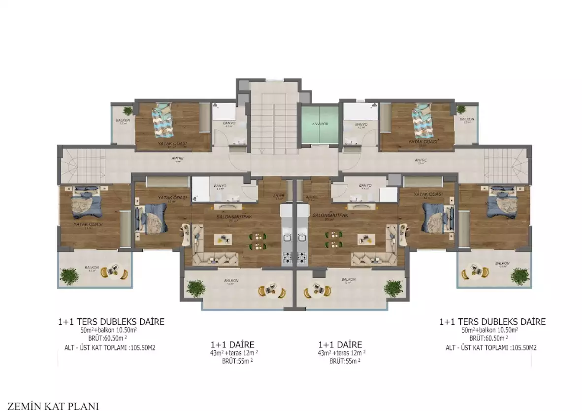Flat 84m² in Turkey, Oba. Priced at 188000€ rent photo-15