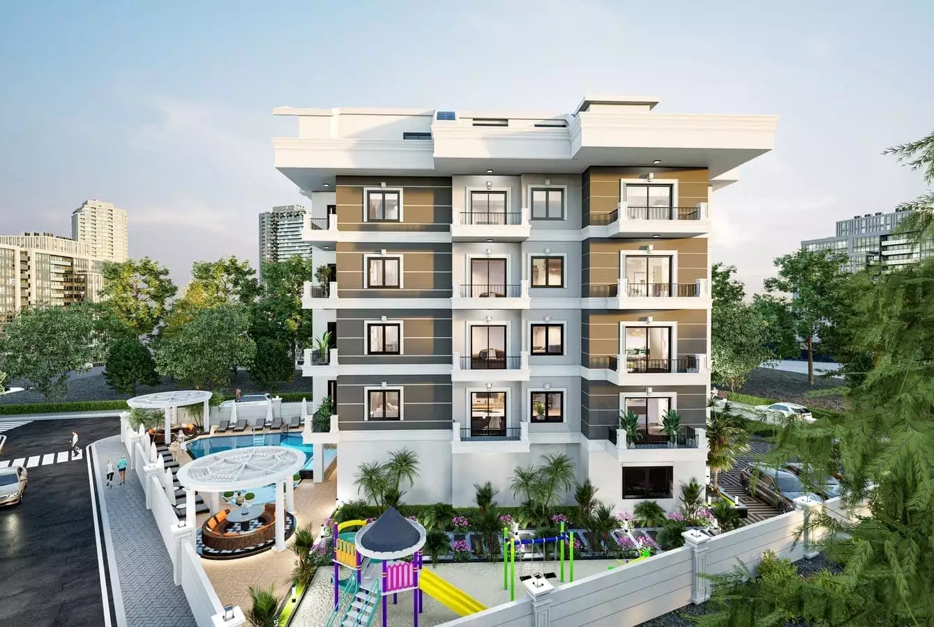 Flat 56m² in Turkey, Oba. Priced at 139000€ rent photo-5