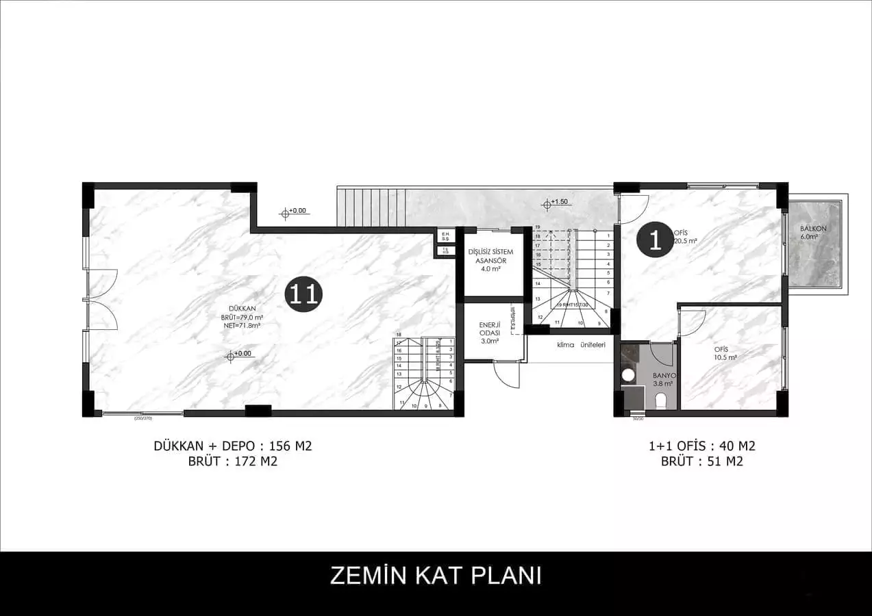 Flat 44m² in Turkey, Oba. Priced at 194000€ rent photo-12