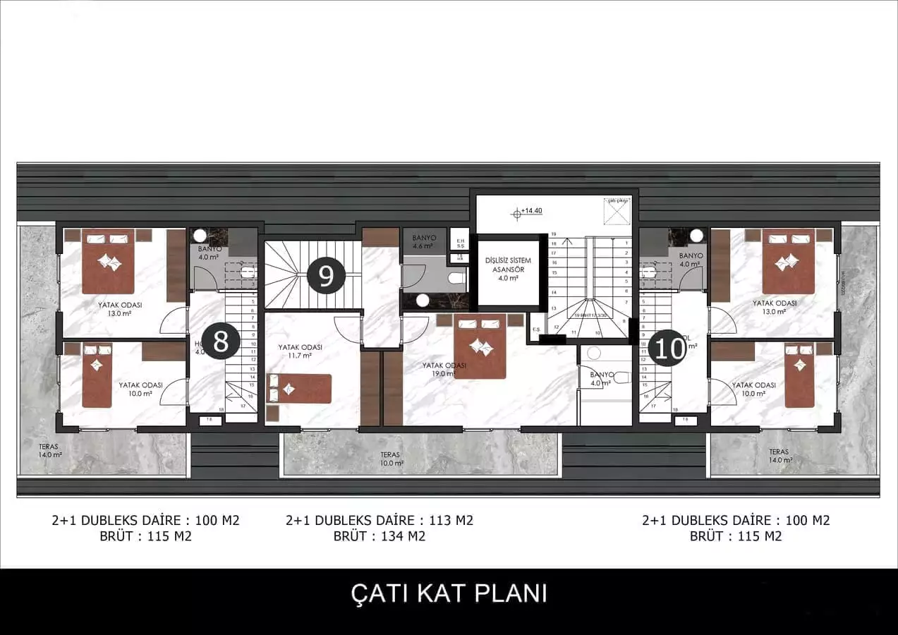 Flat 44m² in Turkey, Oba. Priced at 194000€ rent photo-15