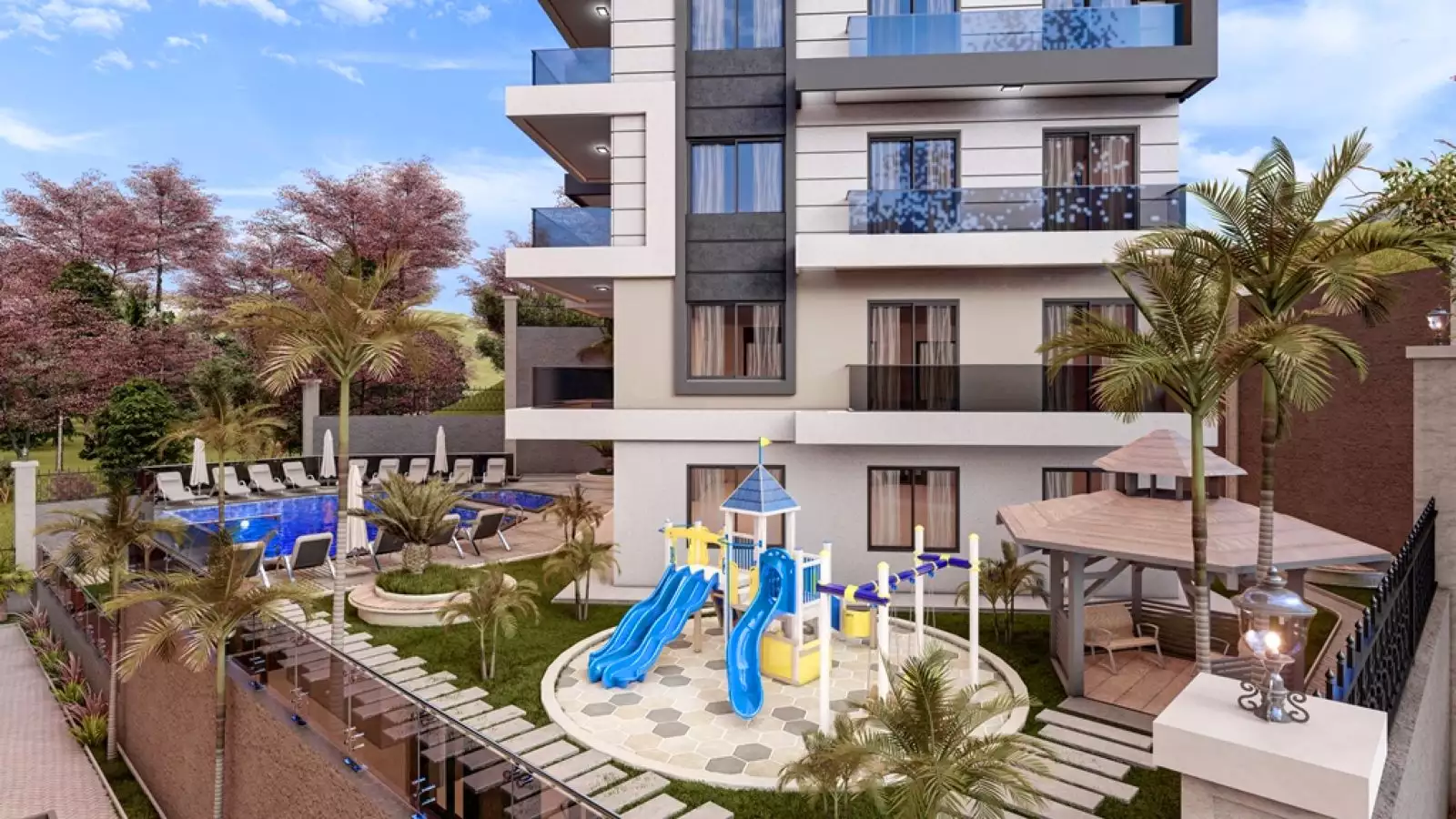Flat 52m² in Turkey, Oba. Priced at 132000€ rent photo-4