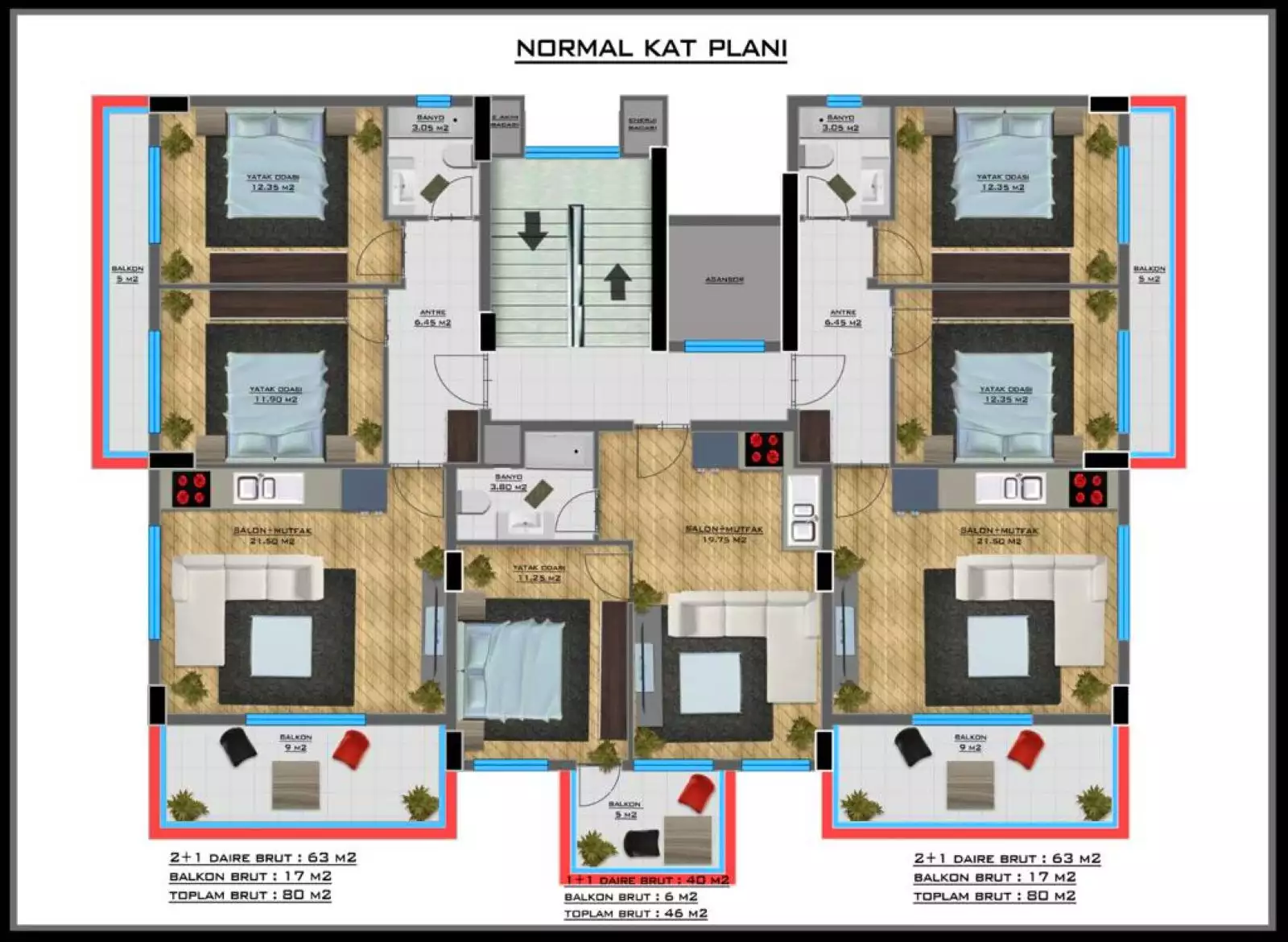 Flat 52m² in Turkey, Oba. Priced at 132000€ rent photo-10