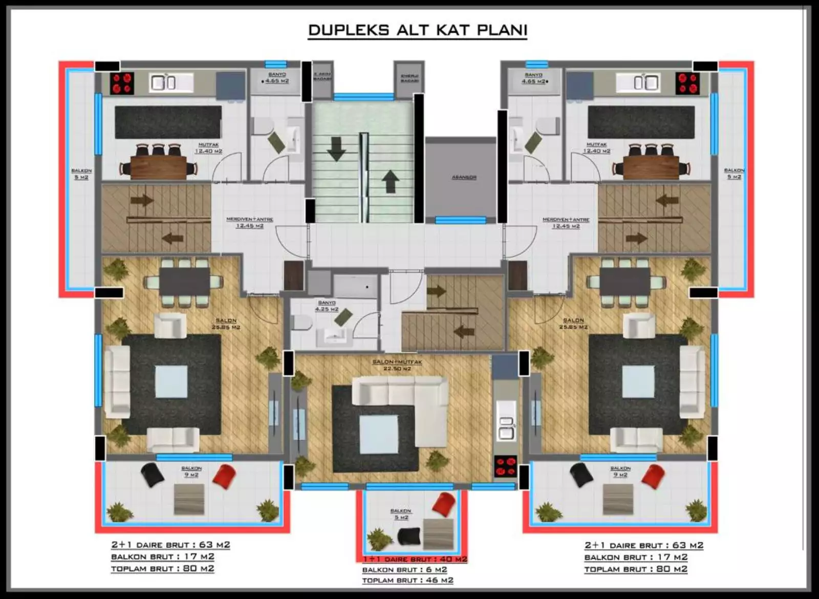 Flat 52m² in Turkey, Oba. Priced at 132000€ rent photo-11