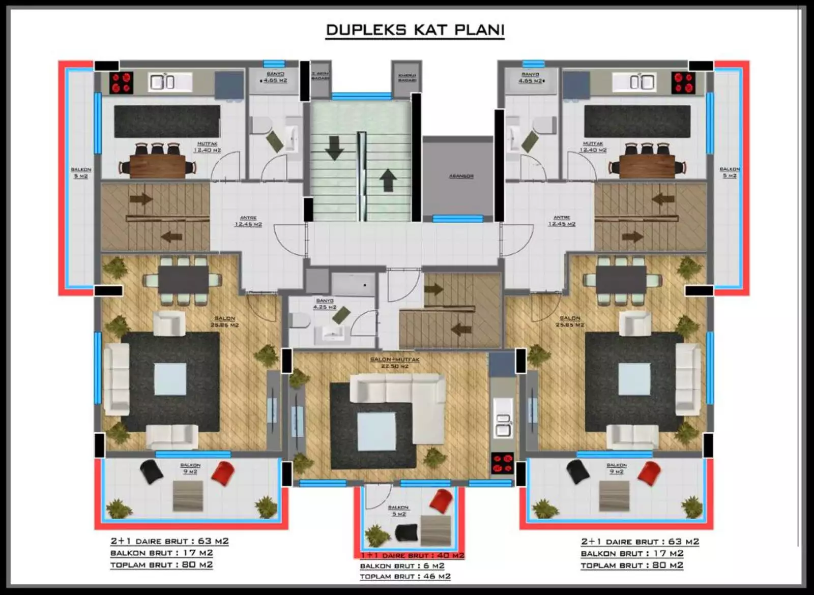 Flat 52m² in Turkey, Oba. Priced at 132000€ rent photo-12