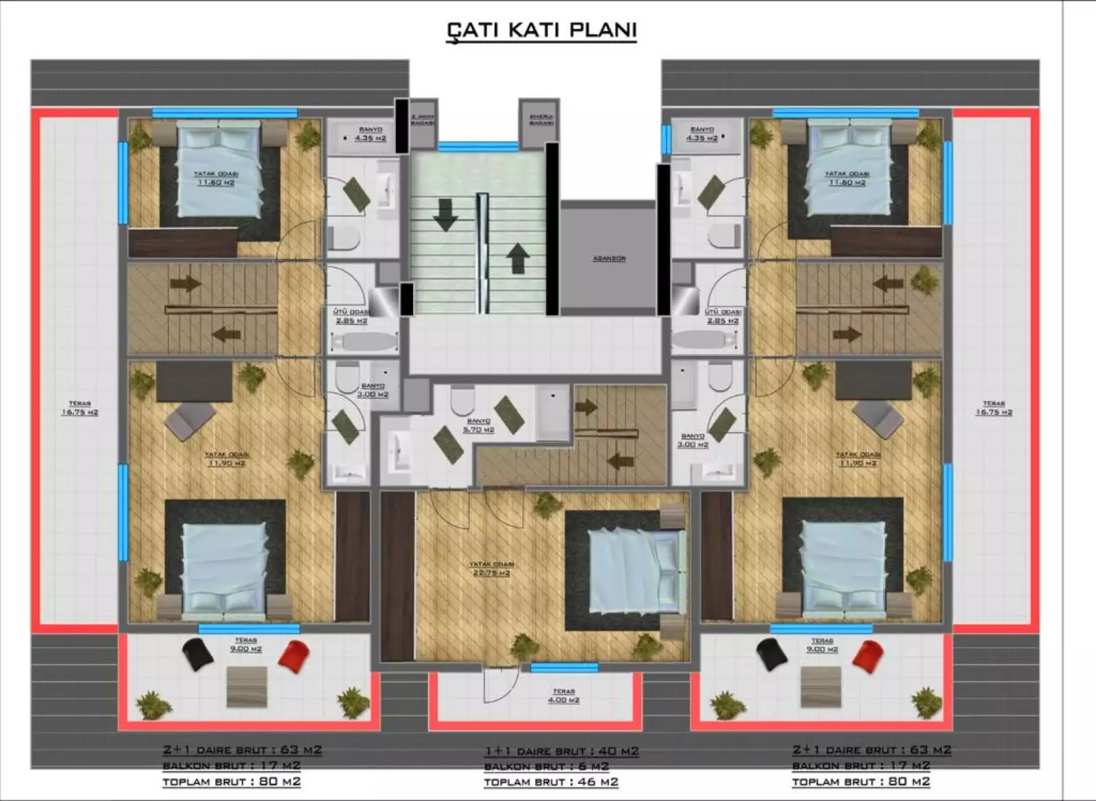 Flat 52m² in Turkey, Oba. Priced at 132000€ rent photo-14