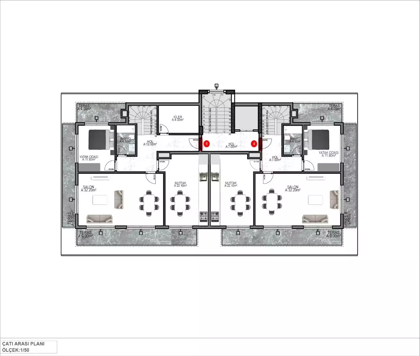 Flat 49m² in Turkey, Oba. Priced at 152000€ rent photo-15
