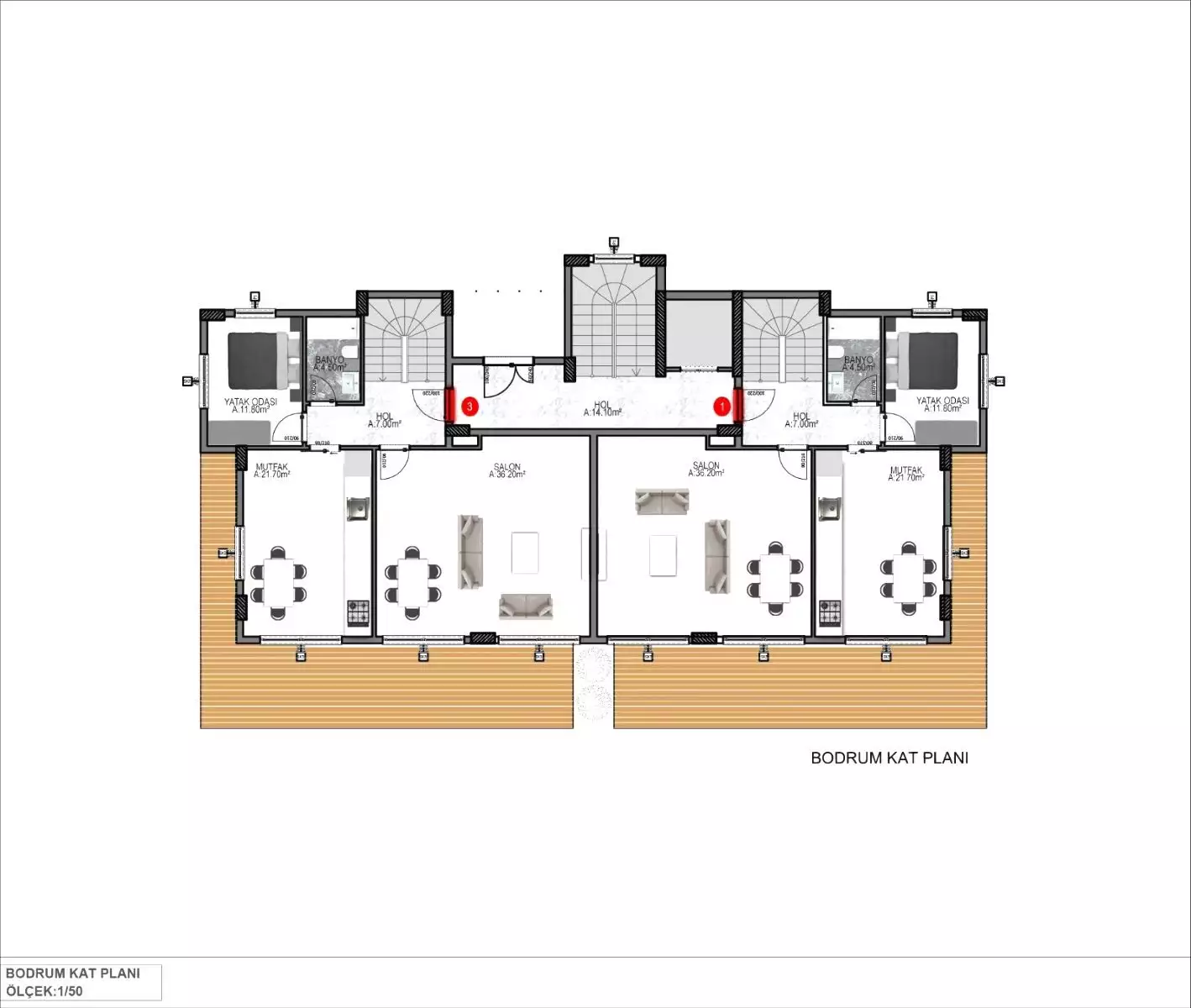 Flat 49m² in Turkey, Oba. Priced at 152000€ rent photo-16