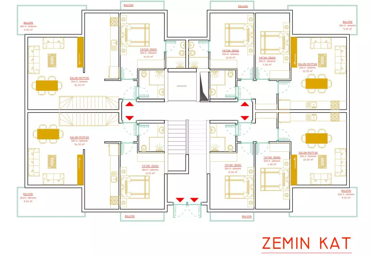 Flat 83m² in Turkey, Oba. Priced at 190000€ rent photo-25