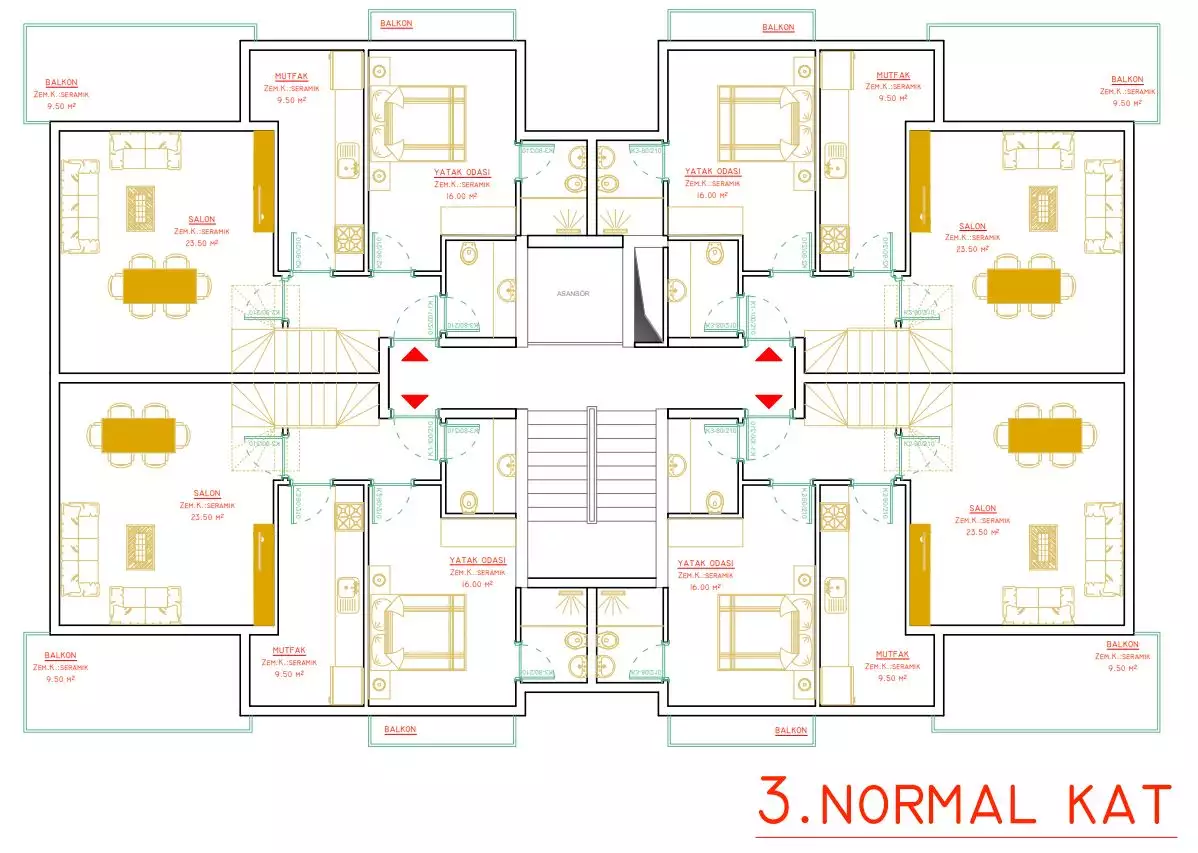 Flat 83m² in Turkey, Oba. Priced at 190000€ rent photo-27