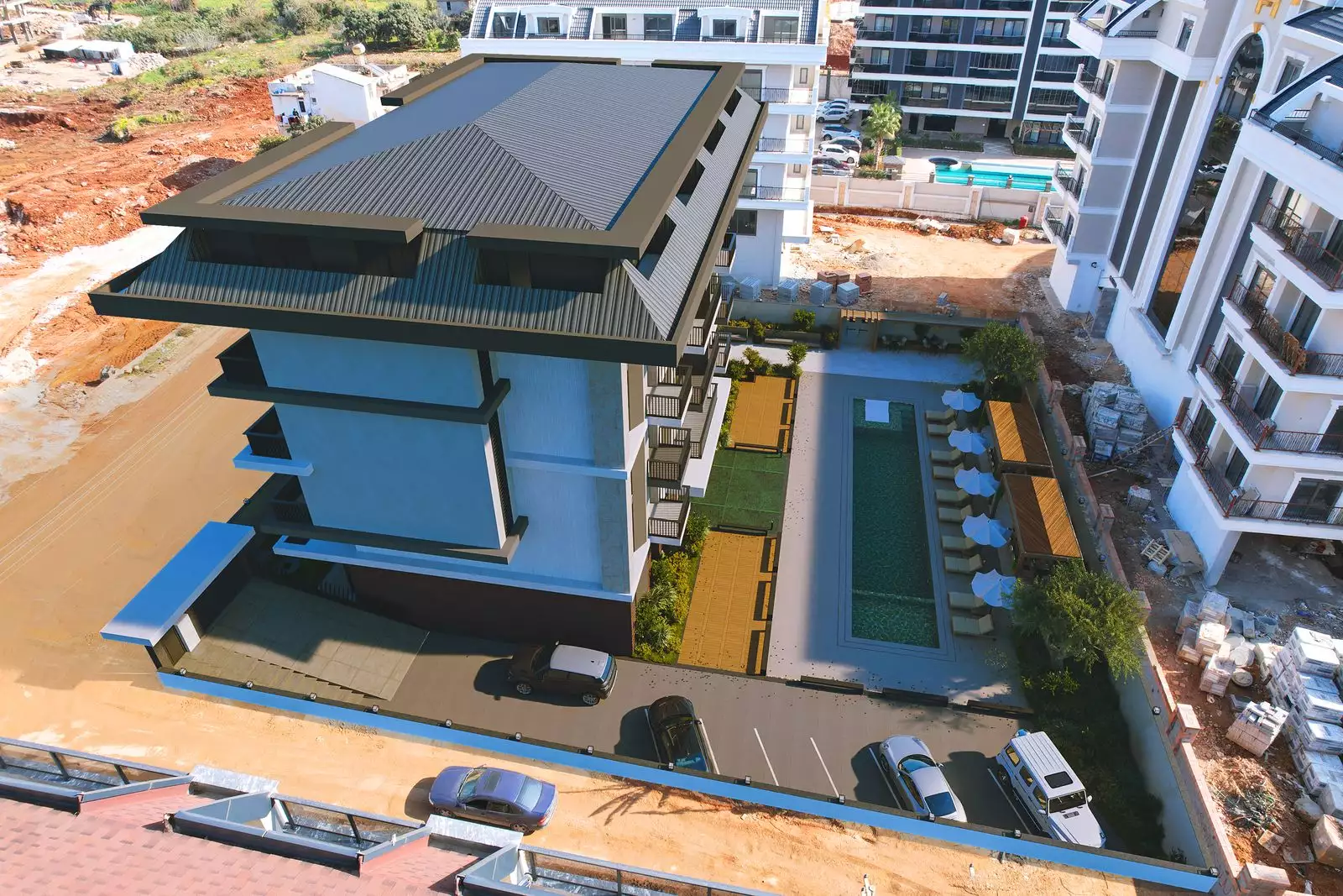 Flat 46m² in Turkey, Oba. Priced at 179000€ rent photo-5