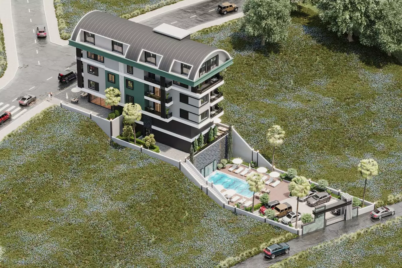 Flat 54m² in Turkey, Oba. Priced at 149000€ rent photo-6