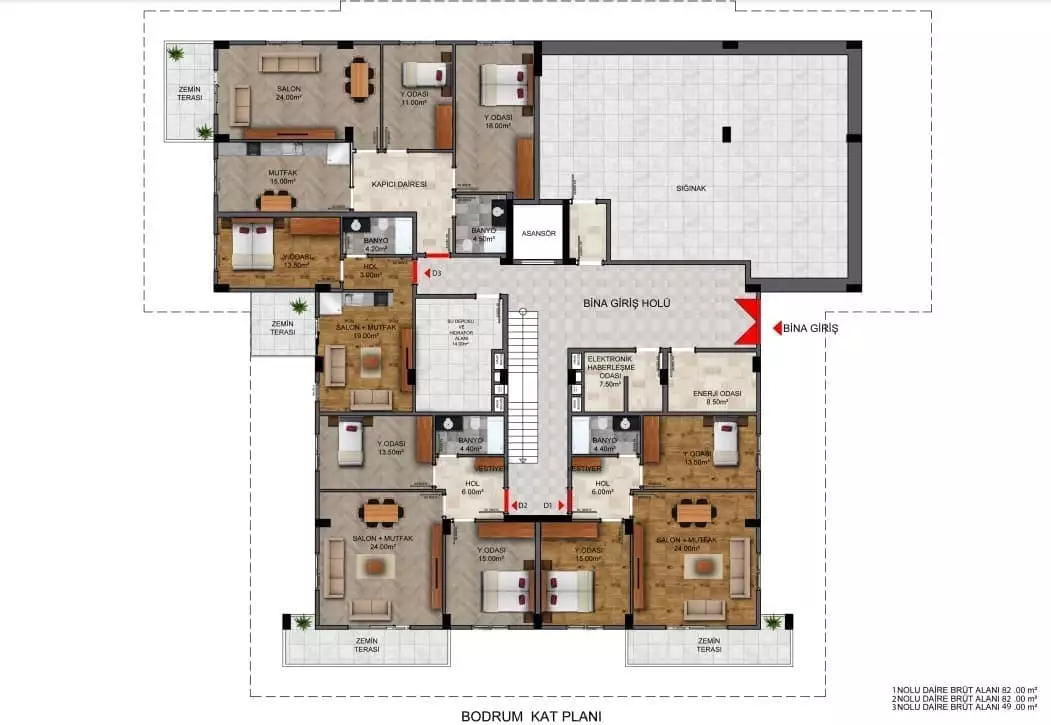 Flat 146m² in Turkey, Oba. Priced at 205000€ rent photo-7
