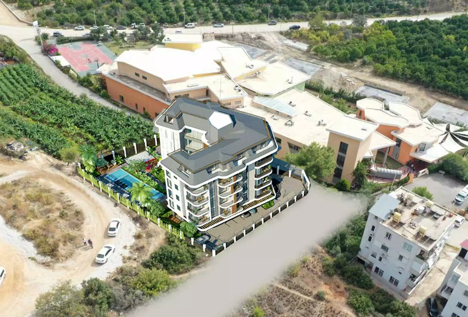 Flat 52m² in Turkey, Oba. Priced at 142000€ rent photo-7