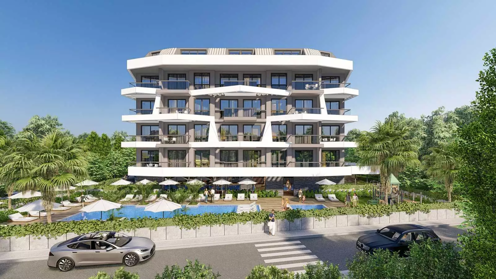 Flat 54m² in Turkey, Oba. Priced at 146500€ rent photo-2
