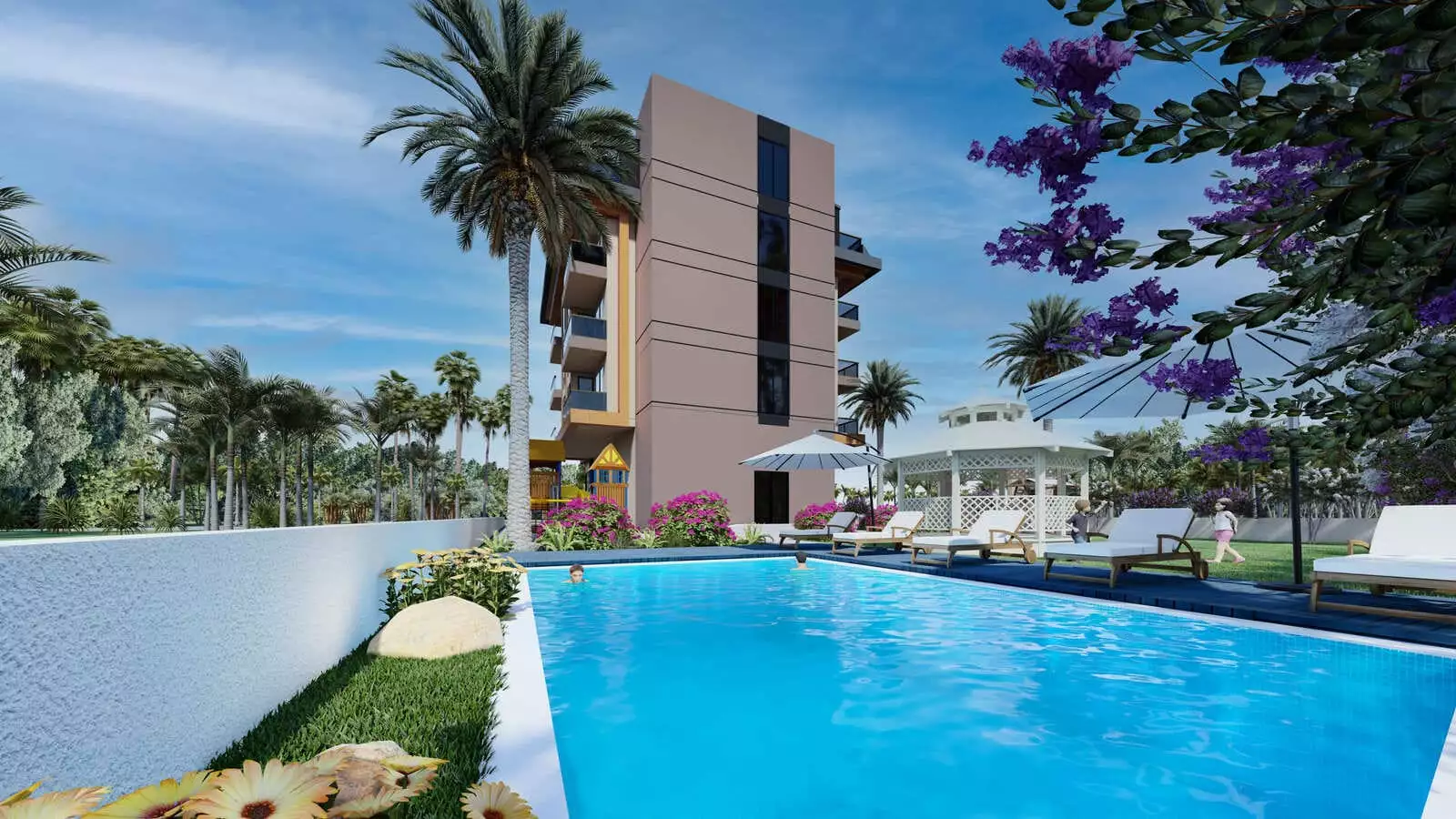 Flat 57m² in Turkey, Oba. Priced at 154000€ rent photo-4