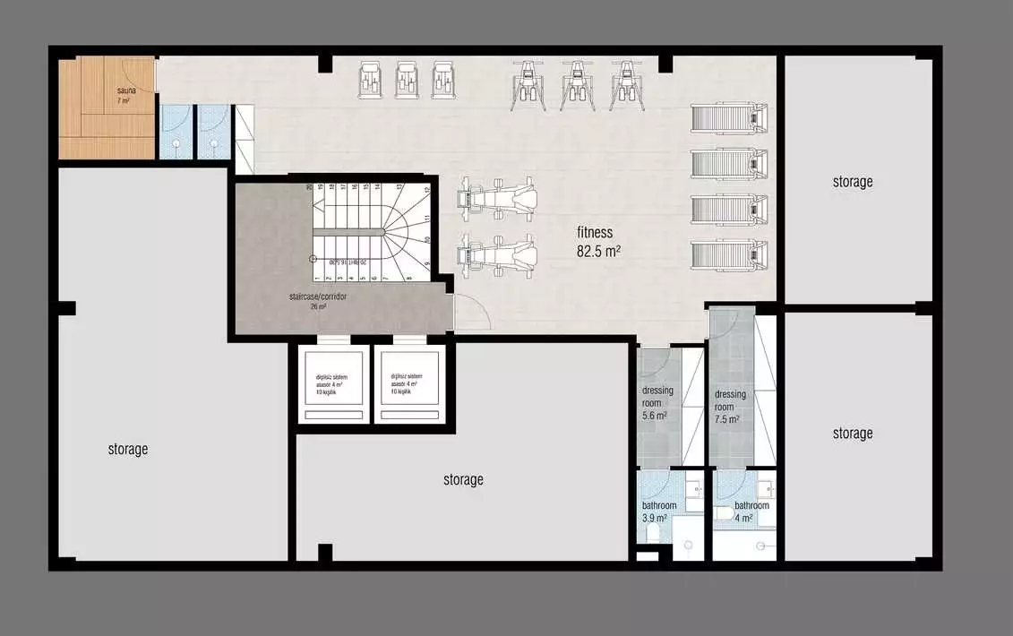 Flat 70m² in Turkey, Oba. Priced at 268000€ rent photo-16