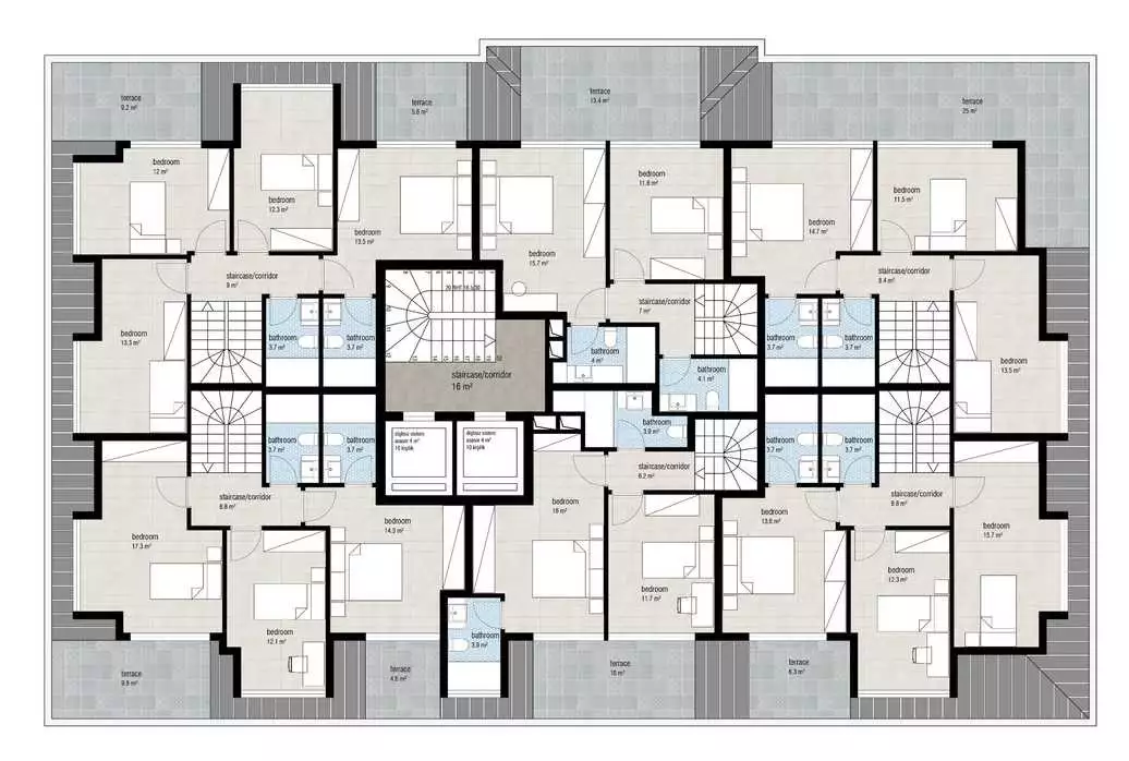 Flat 70m² in Turkey, Oba. Priced at 268000€ rent photo-17