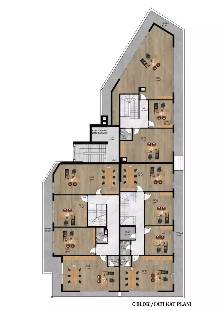 Flat 30m² in Turkey, Oba. Priced at 195000€ rent photo-28