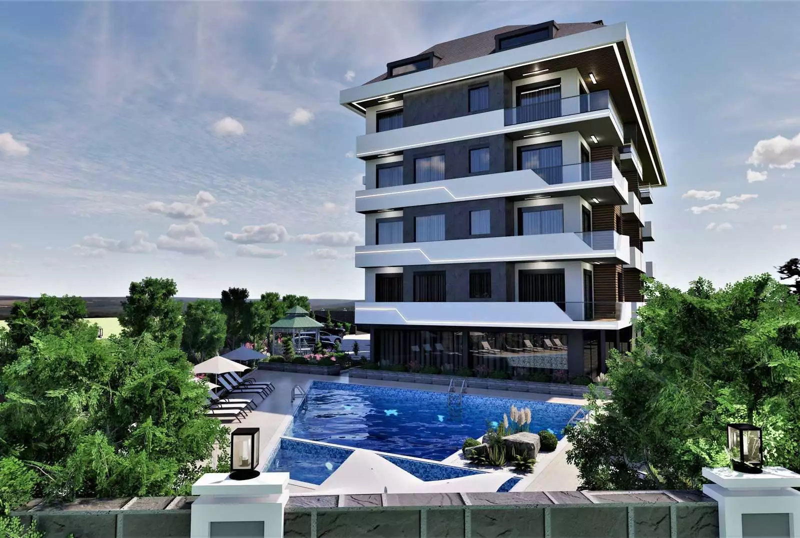Flat 50m² in Turkey, Oba. Priced at 122000€ rent photo-14