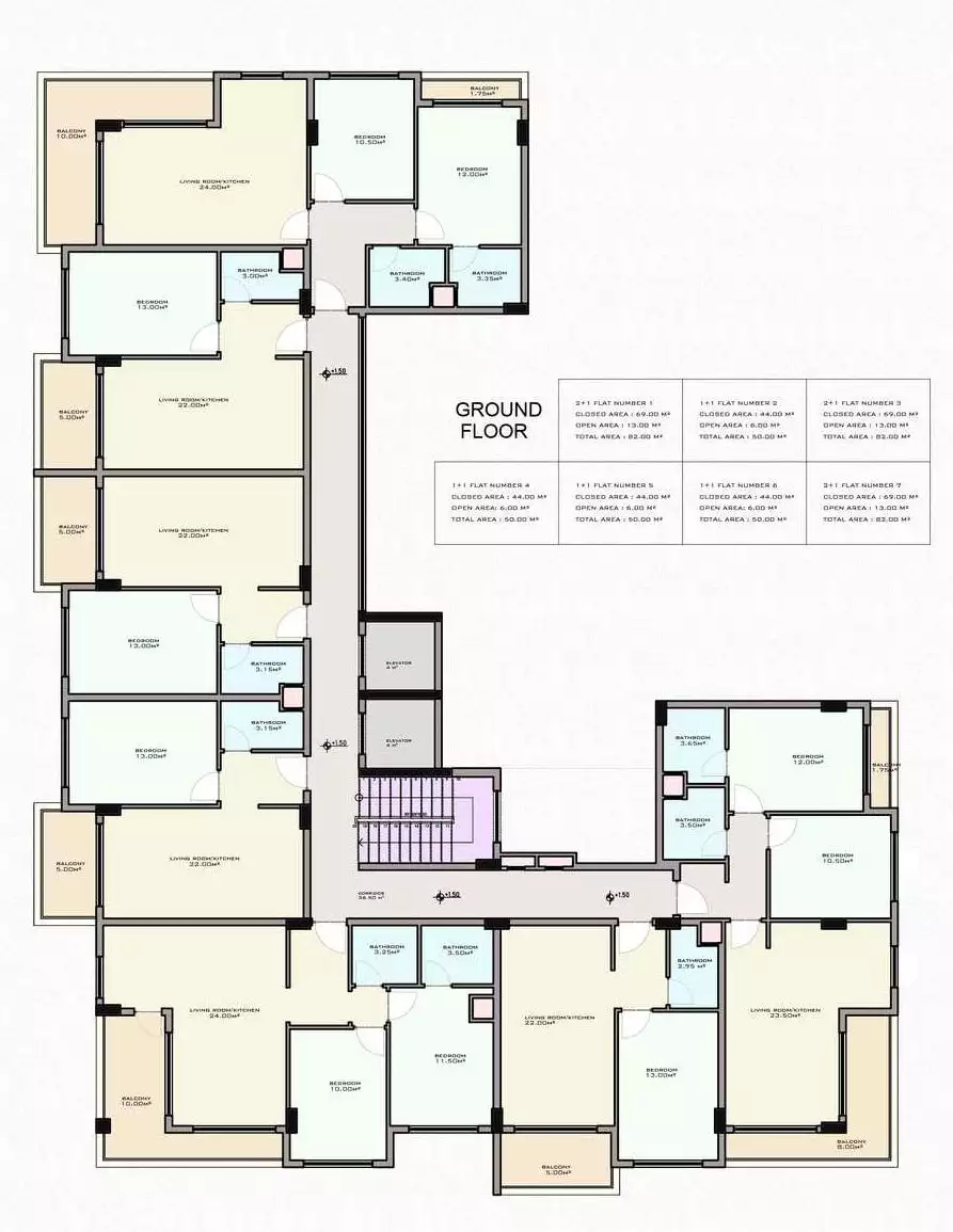 Flat 50m² in Turkey, Oba. Priced at 122000€ rent photo-26