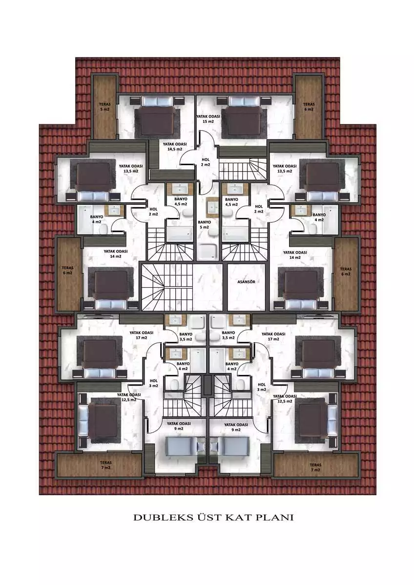 Flat 50m² in Turkey, Oba. Priced at 135000€ rent photo-26