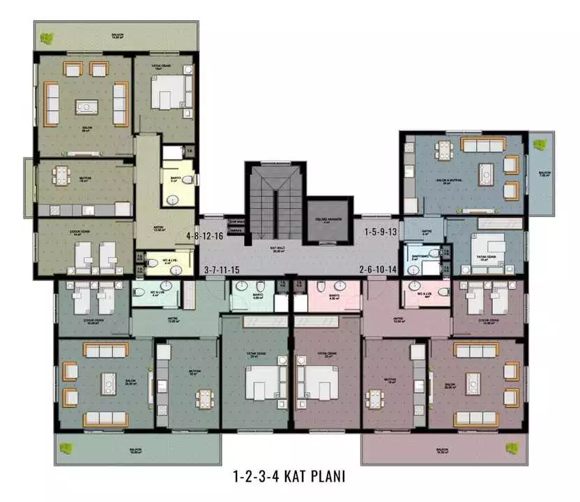 Flat 57m² in Turkey, Oba. Priced at 125000€ rent photo-15