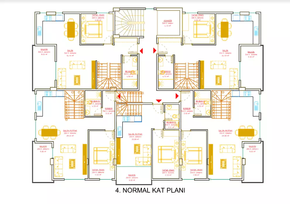 Penthouse 140m² in Turkey, Oba. Priced at 470000€ rent photo-21