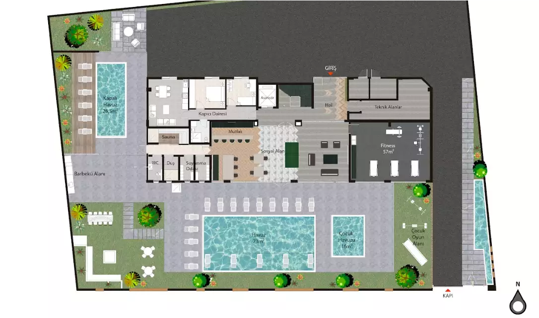 Flat 191m² in Turkey, Oba. Priced at 395000€ rent photo-19