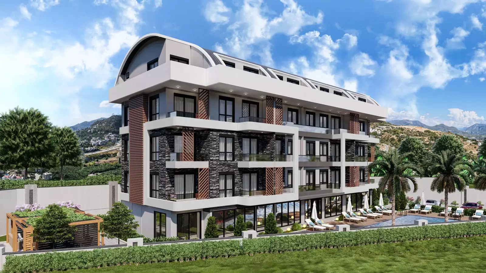 Flat 46m² in Turkey, Cikcilli. Priced at 167000€ rent photo-3
