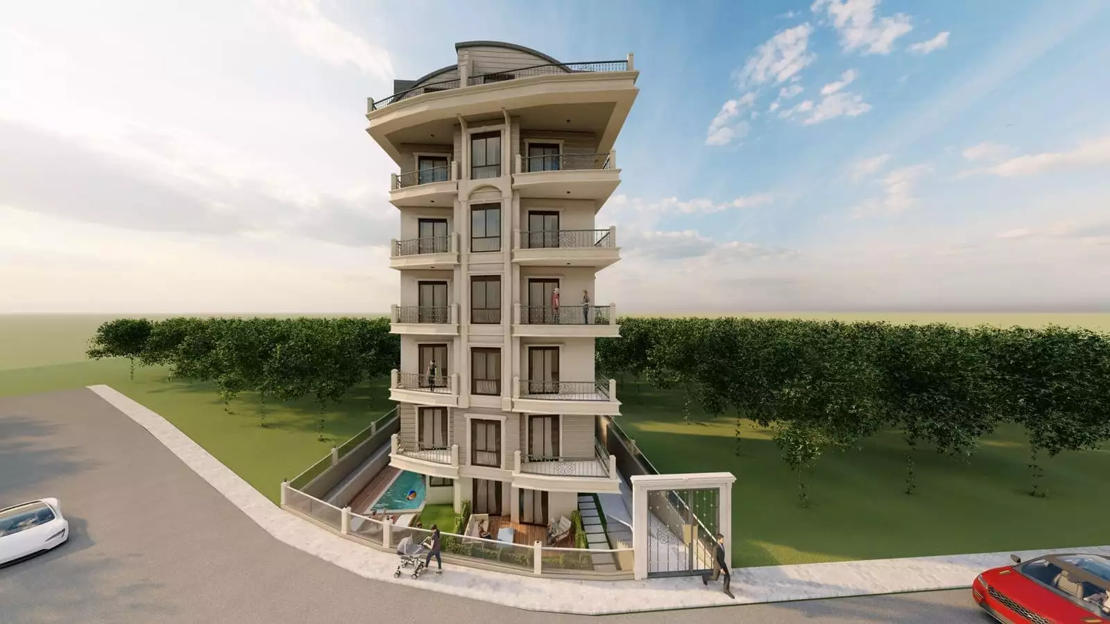 Flat 47m² in Turkey, Alania. Priced at 170000€ rent photo-4