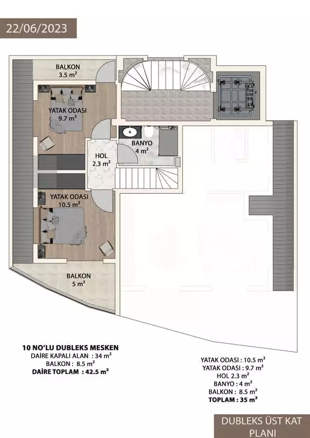 Flat 47m² in Turkey, Alania. Priced at 170000€ rent photo-16