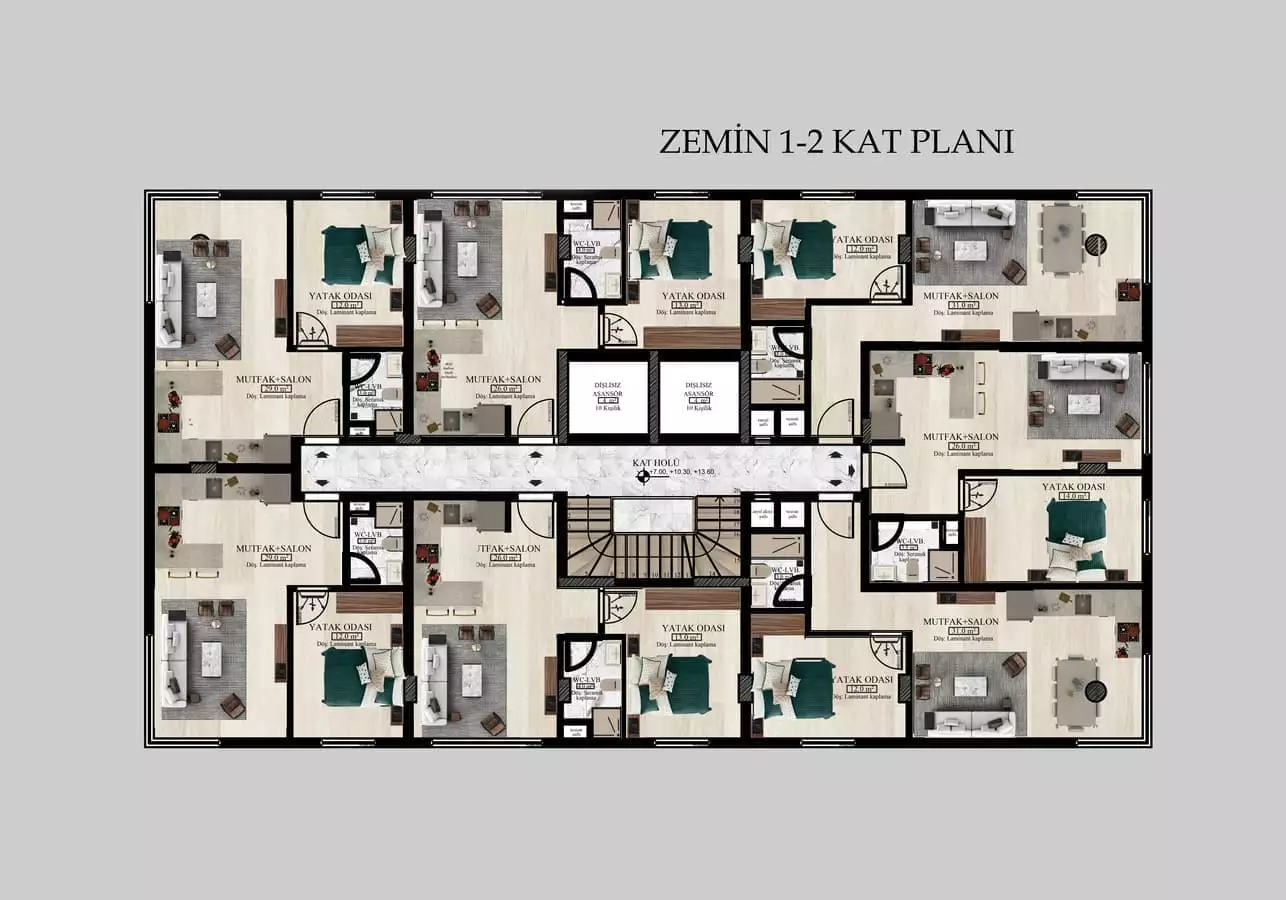 Flat 50m² in Turkey, Alania. Priced at 236000€ rent photo-24