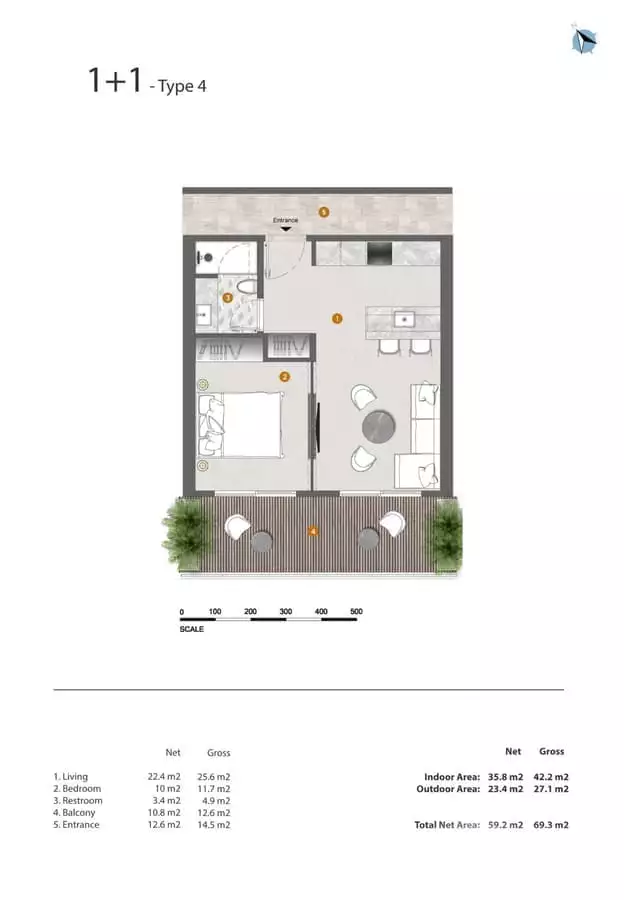 Flat 43m² in Turkey, Alania. Priced at 270000€ rent photo-26
