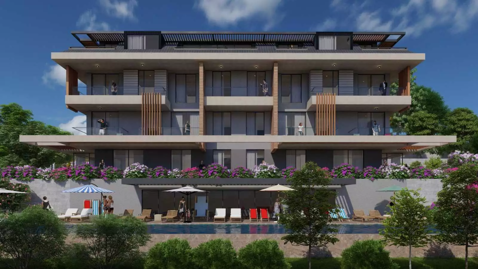 Flat 79m² in Turkey, Alania. Priced at 315000€ rent photo-2