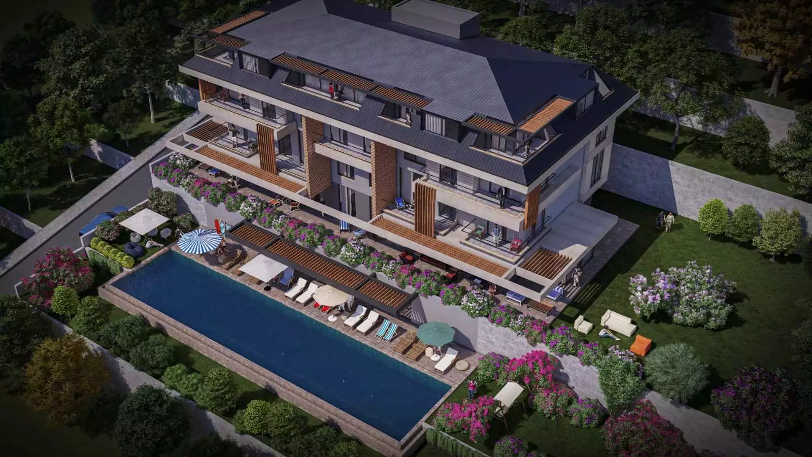 Flat 79m² in Turkey, Alania. Priced at 315000€ rent photo-5