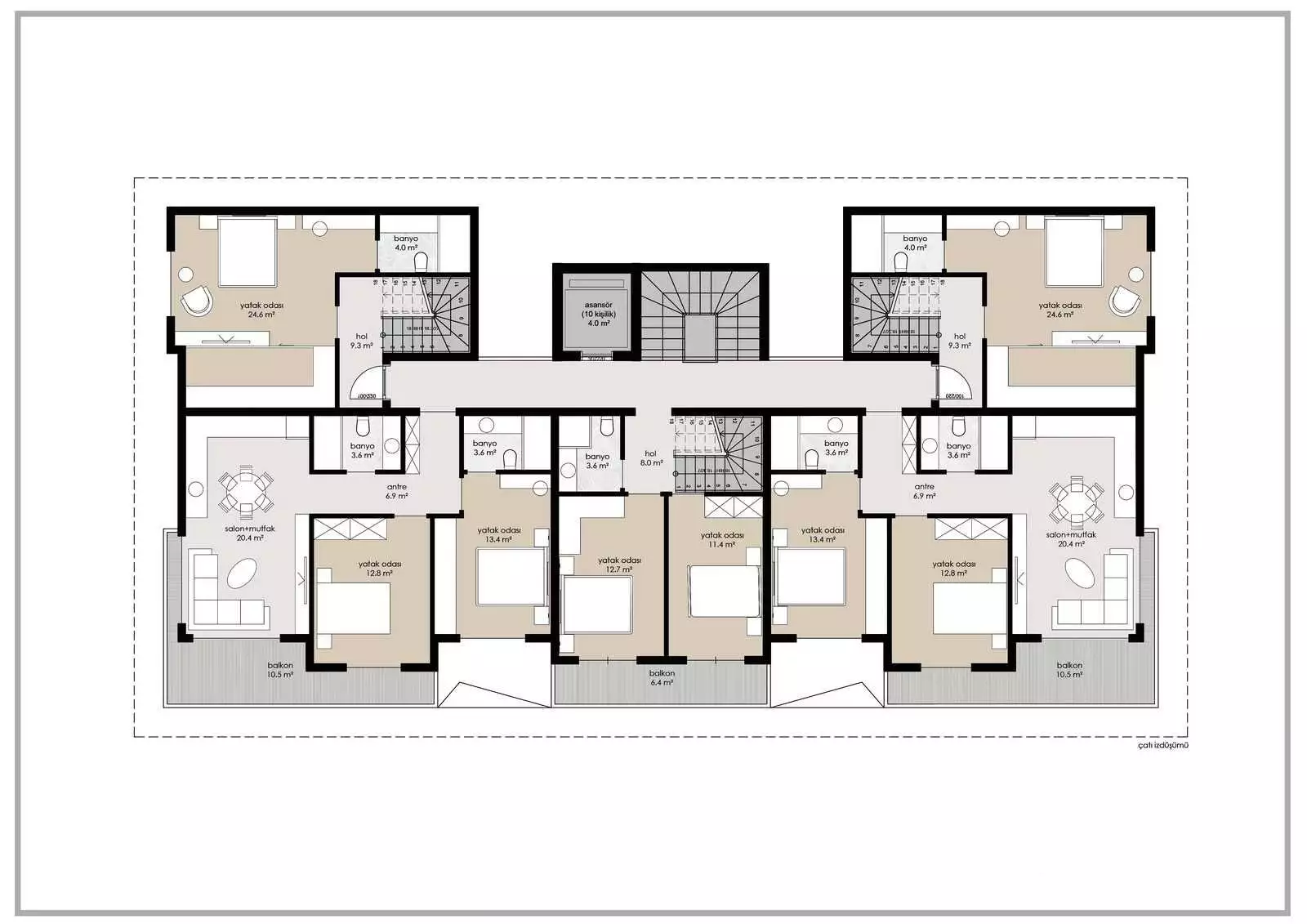 Flat 79m² in Turkey, Alania. Priced at 315000€ rent photo-10