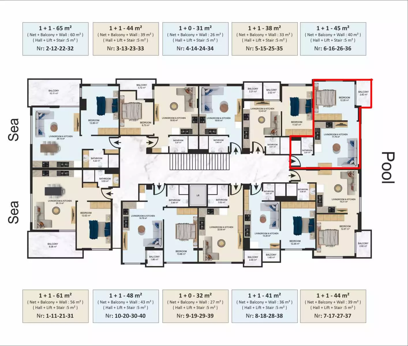 Flat 31m² in Turkey, Alania. Priced at 162000€ rent photo-25