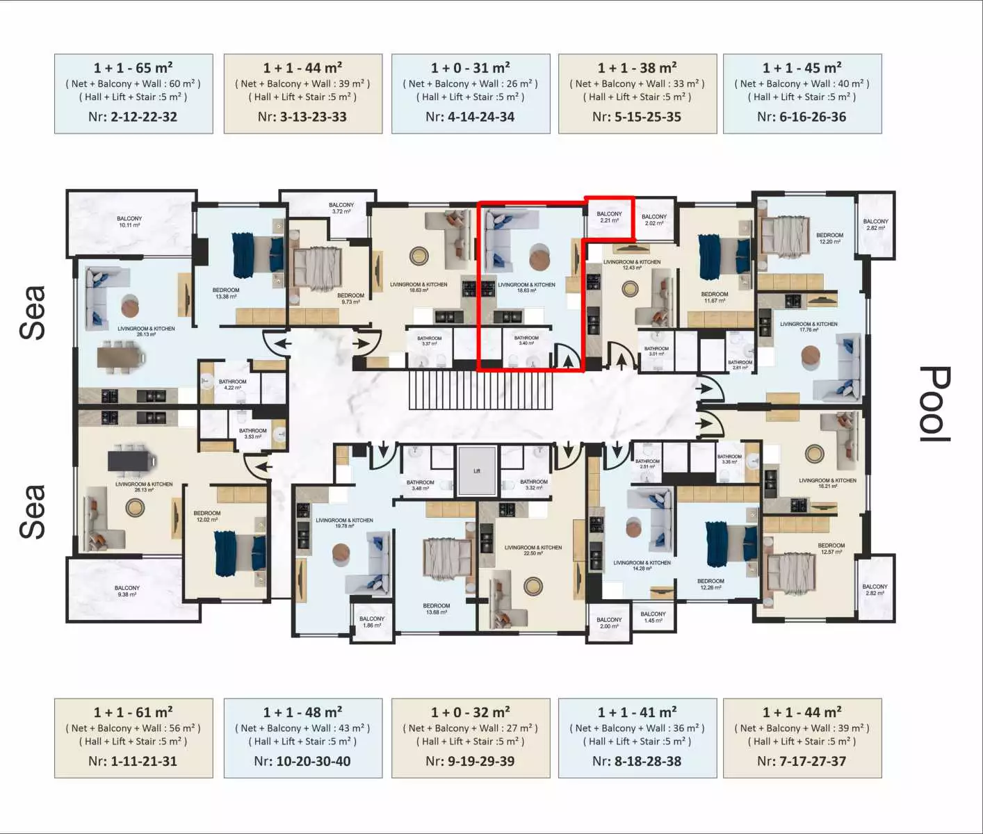Flat 31m² in Turkey, Alania. Priced at 162000€ rent photo-27