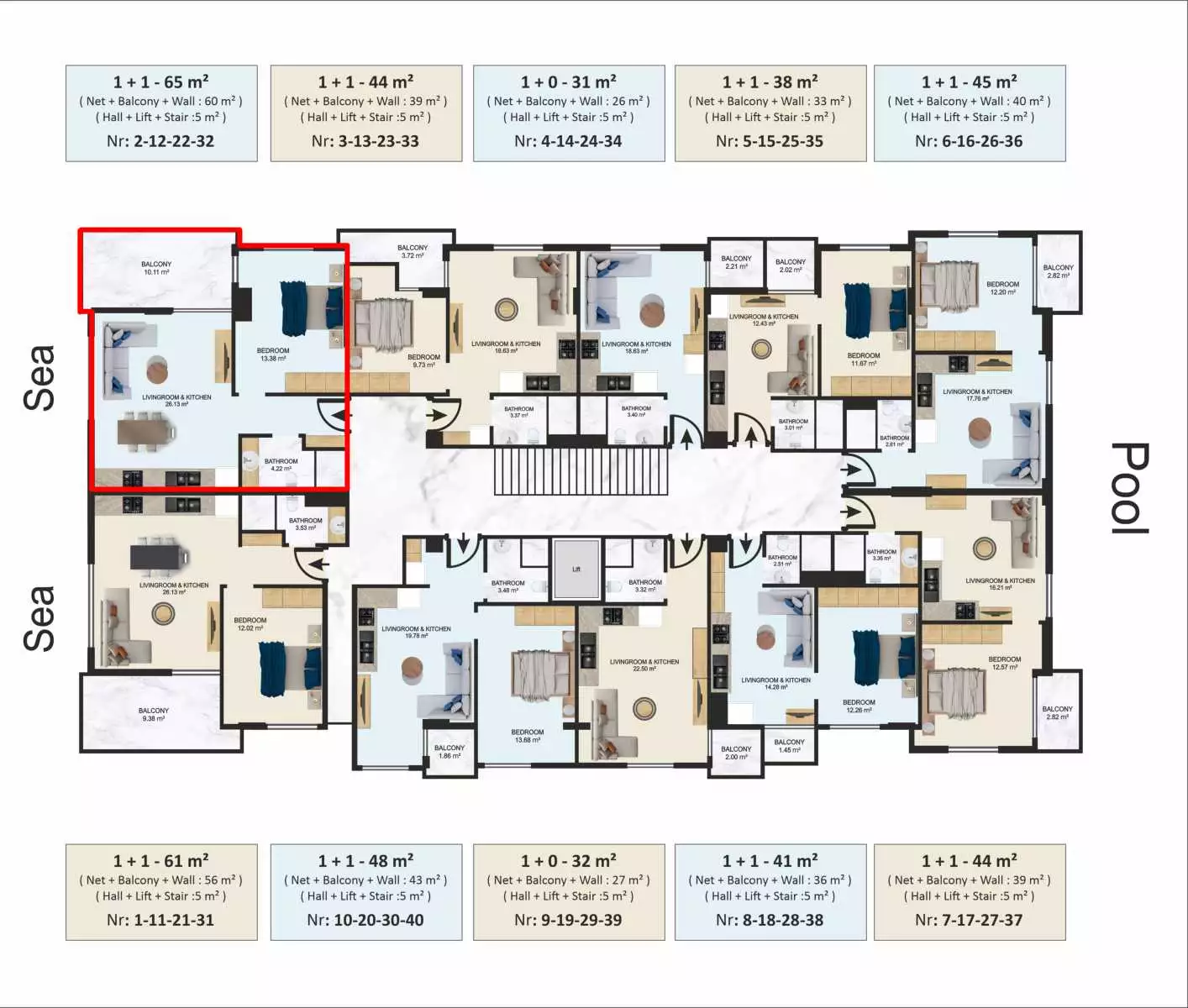 Flat 31m² in Turkey, Alania. Priced at 162000€ rent photo-28