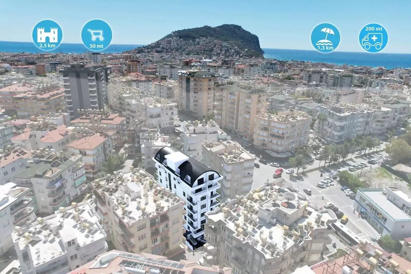 Flat 49m² in Turkey, Alania. Priced at 220000€ rent photo-7